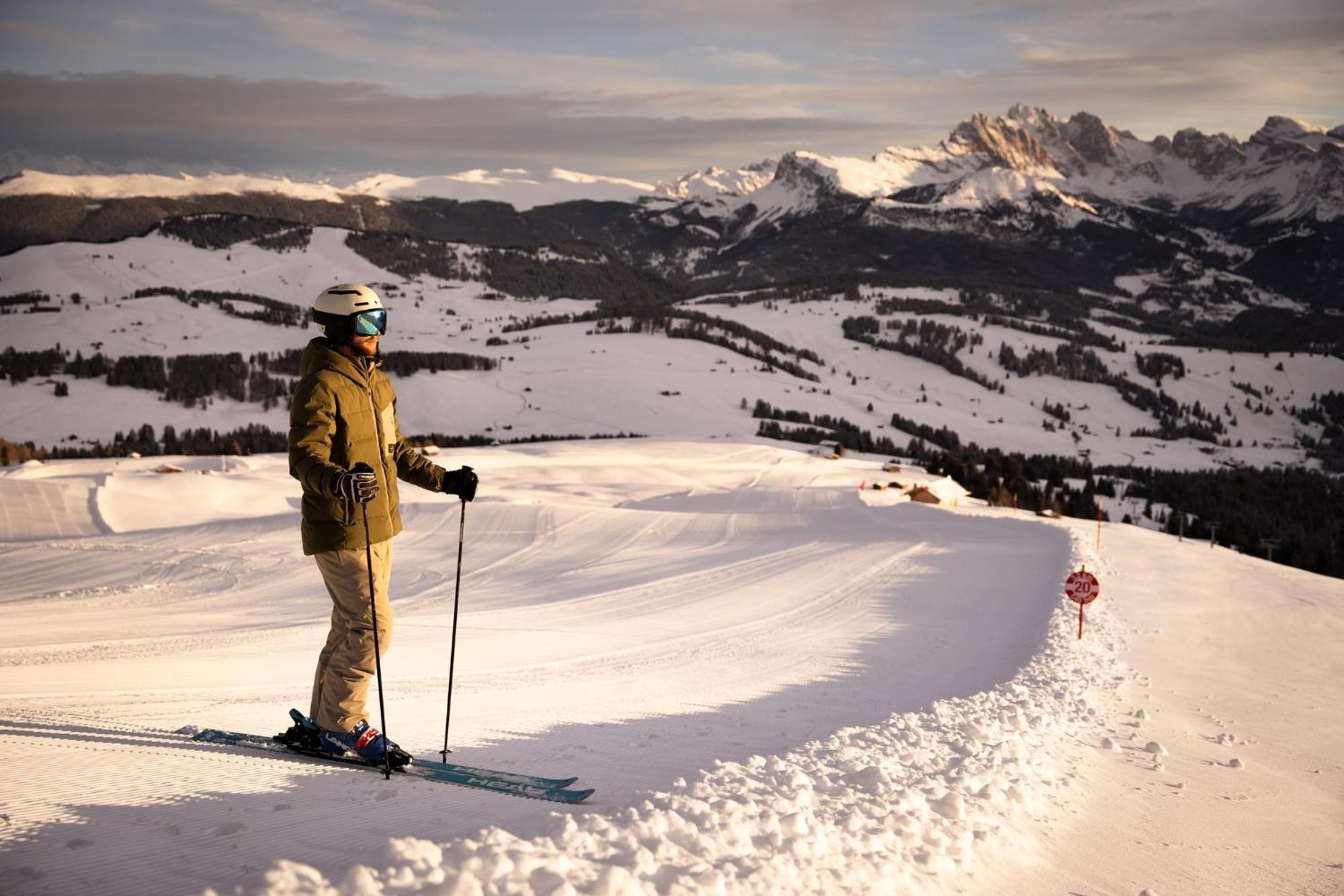 Hotel Alpina Dolomites Alpe Di Siusi Esterno foto